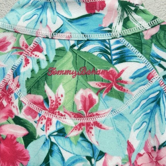 Tommy Bahama Floral Jacket Womens Medium Full Multicolor Tropical Beach Vacation - Picture 3 of 8